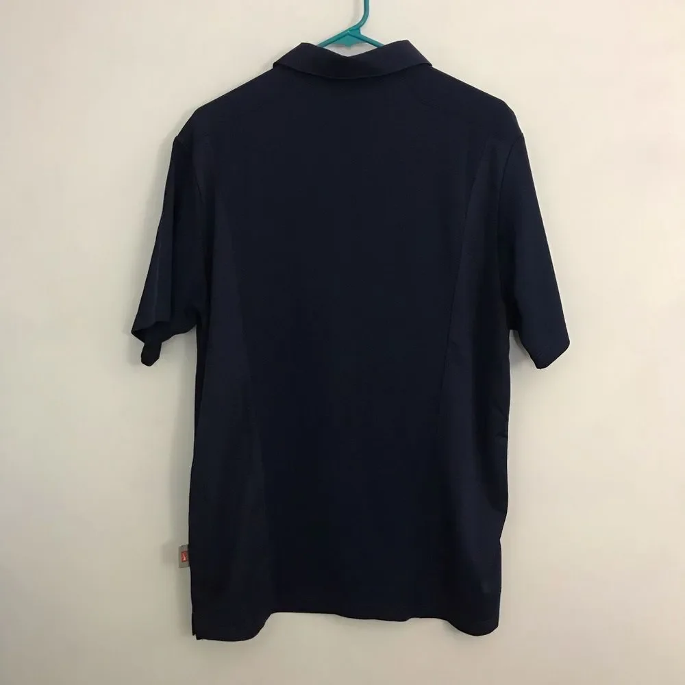 Nike UNC Navy Blue Carolina Tarheels NCAA Sz M Mens Polo Shirt